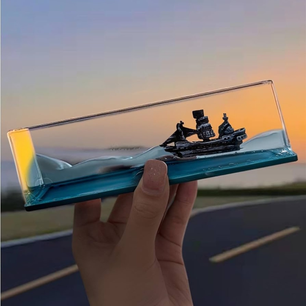 Liquid Motion Pirate Ship Desk Decor - Picture 4 of 6